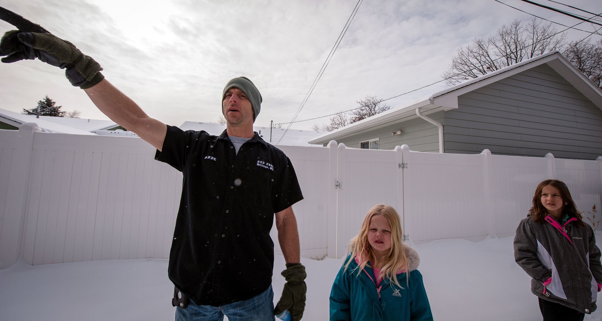 Travis Sutton returns to the Custer Ave explosion site